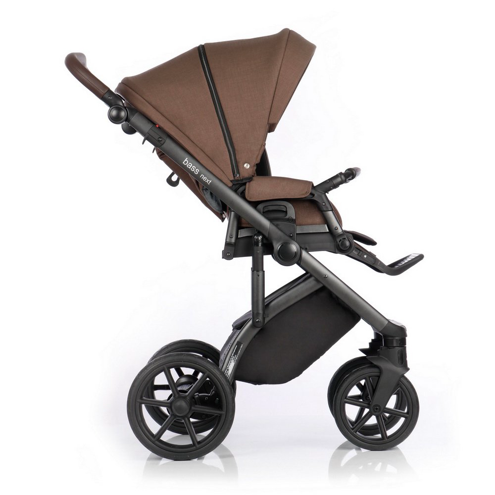 Коляска 2в1 Roan Bass Next  Mocca/Black купить,NaN