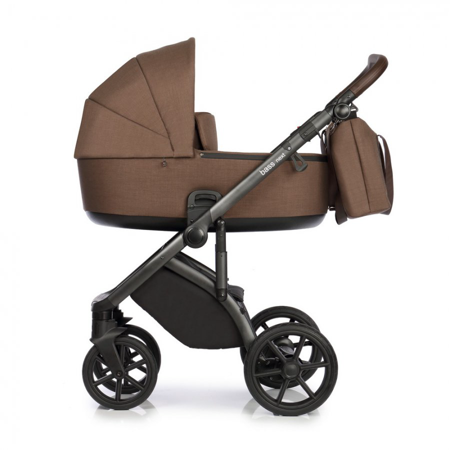 Коляска 2в1 Roan Bass Next  Mocca/Black купить,NaN