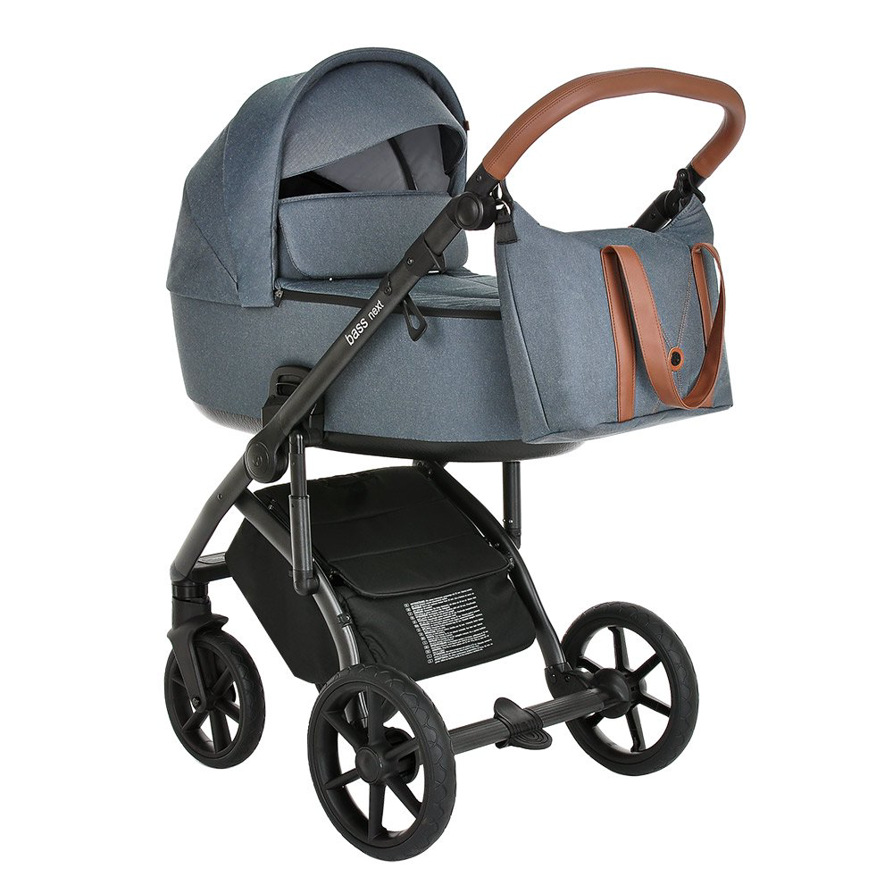 Коляска 2в1 Roan Bass Next Blue Jeans/Black купить,NaN