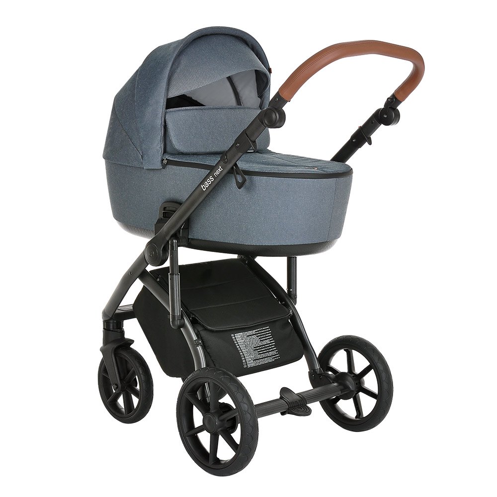 Коляска 2в1 Roan Bass Next Blue Jeans/Black купить,NaN