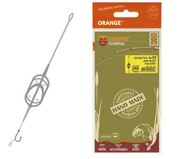 Оснастка карповая Orange #32 Arc Flat Metod Leadcore 60 гр