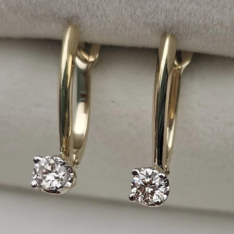 Серьги Deimantas 107998143 2,15гр 0,30ct. купить,NaN