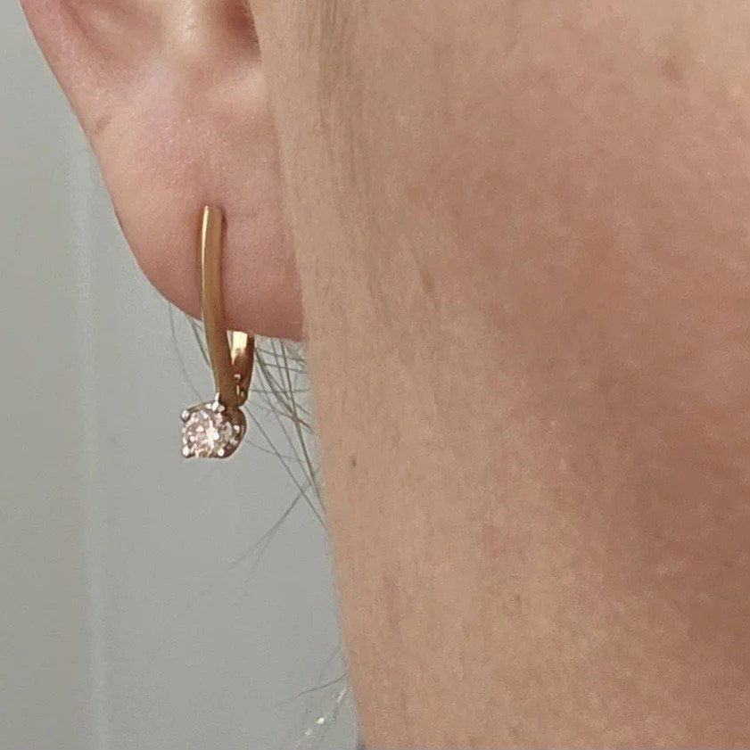 Серьги Deimantas 107996359 2,01гр 0,30ct. купить,NaN
