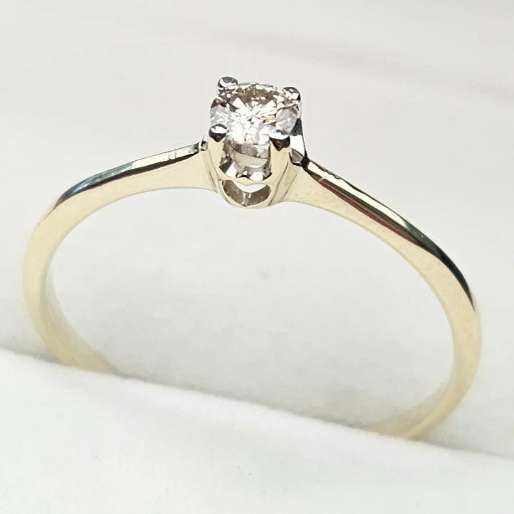 Кольцо Deimantas 107988378 17,5р 1,09гр 0,154ct. купить,NaN