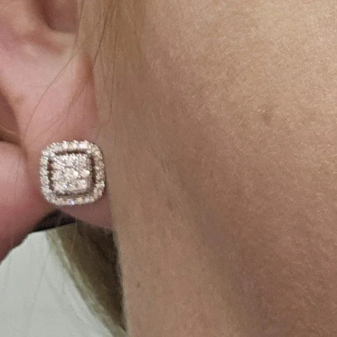 Серьги Deimantas 107996017 3,1гр 0,47ct. купить,NaN