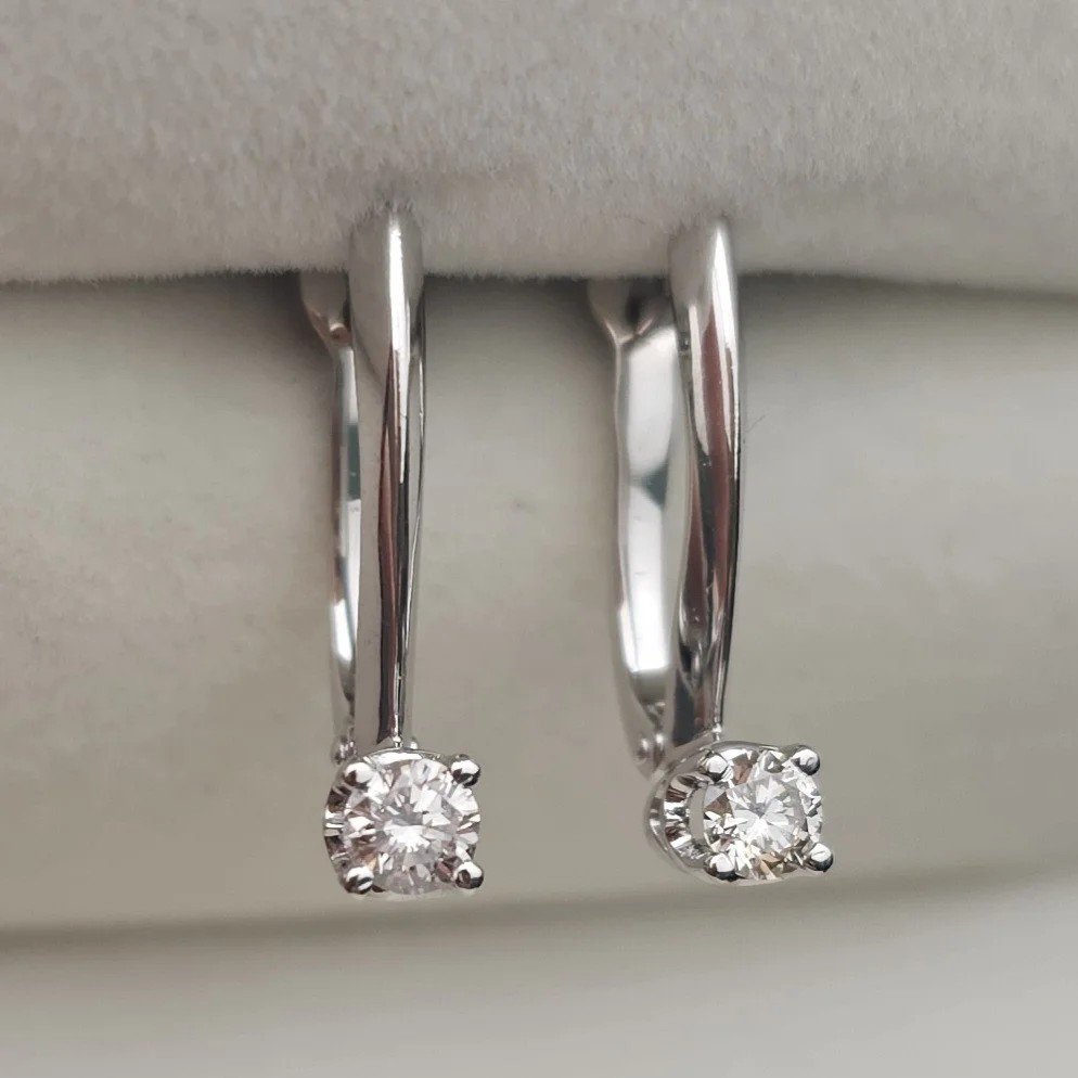 Серьги Deimantas 107995320 2,17гр 0,3ct. купить,NaN
