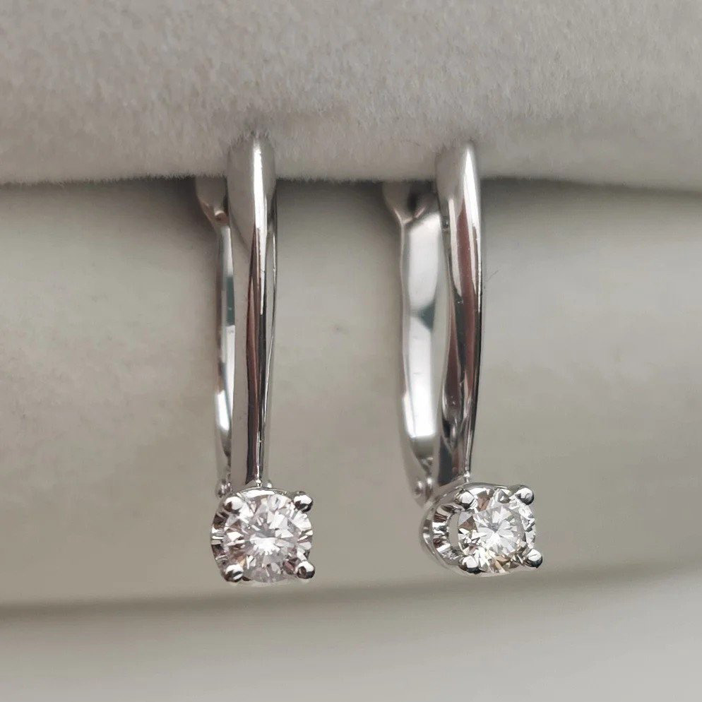 Серьги Deimantas 107995320 2,17гр 0,3ct. купить,NaN