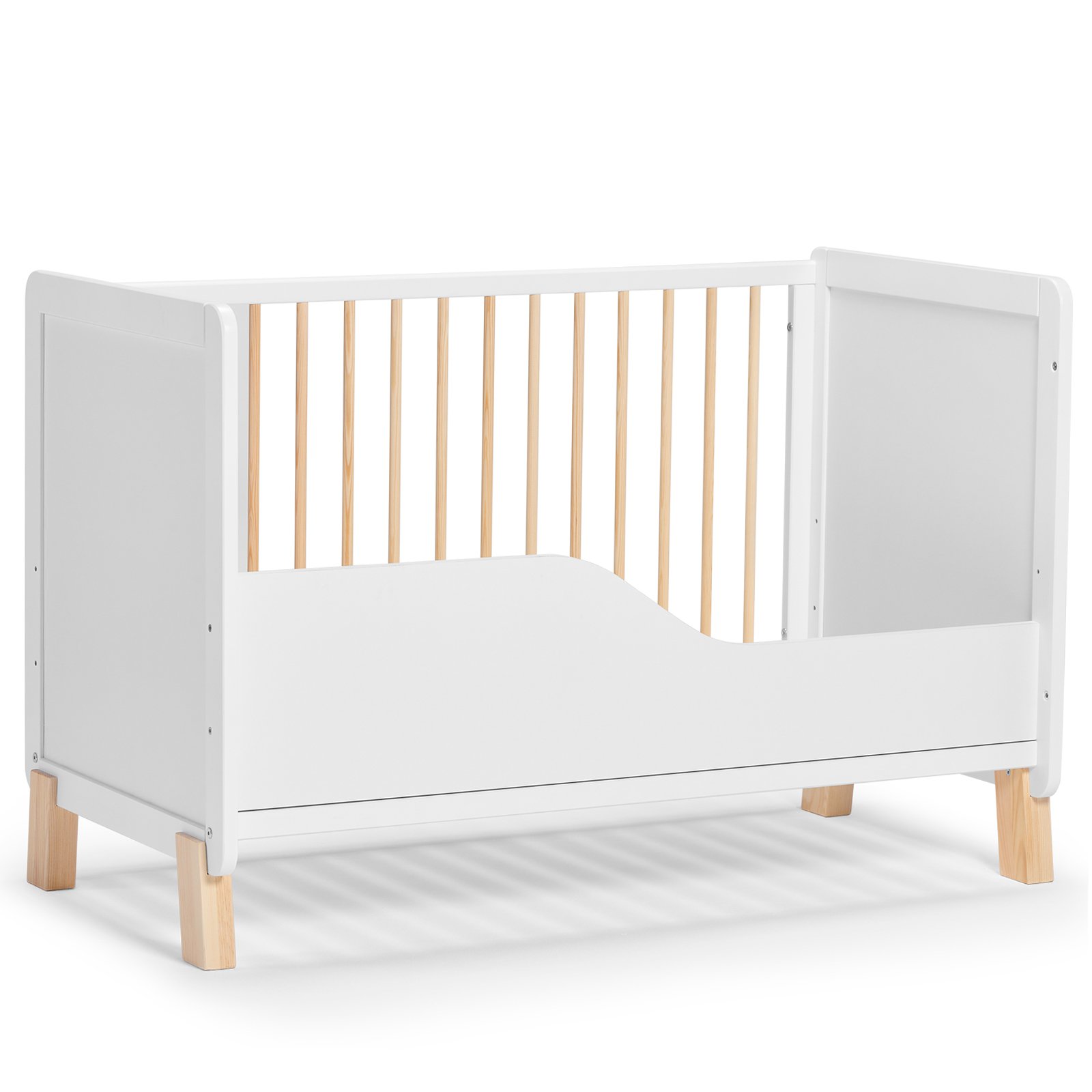 Кроватка детская Kinderkraft Nico белая купить,NaN