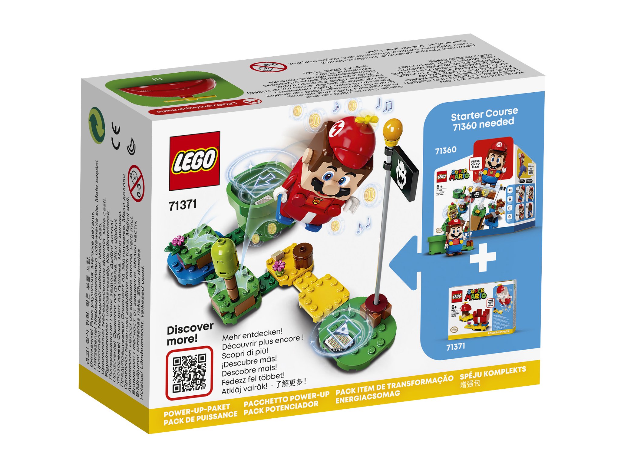 Конструктор Lego Super Mario Марио-вертолет Набор усилений 71371 купить,NaN