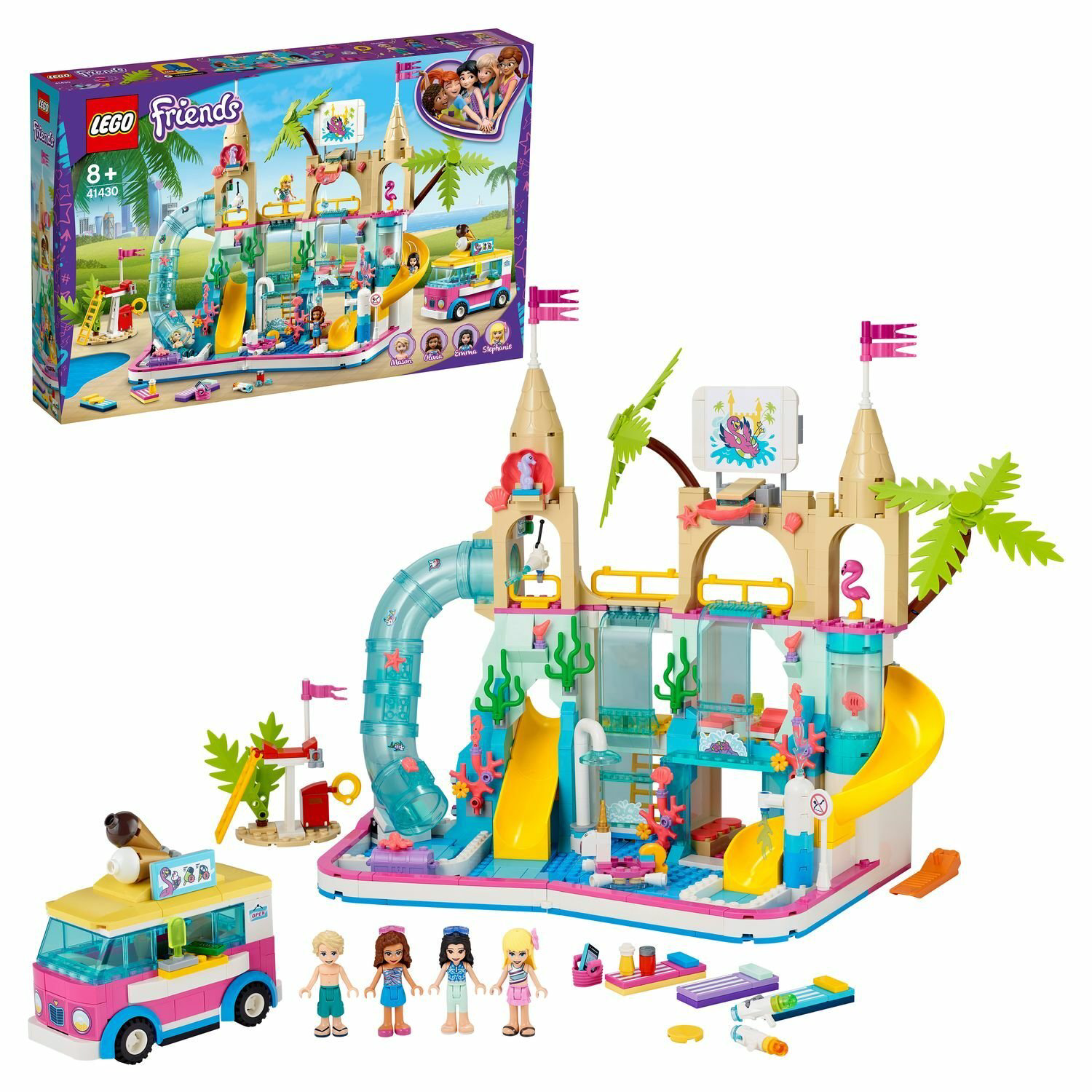 Конструктор Lego Летний аквапарк Friends 41430 купить,NaN