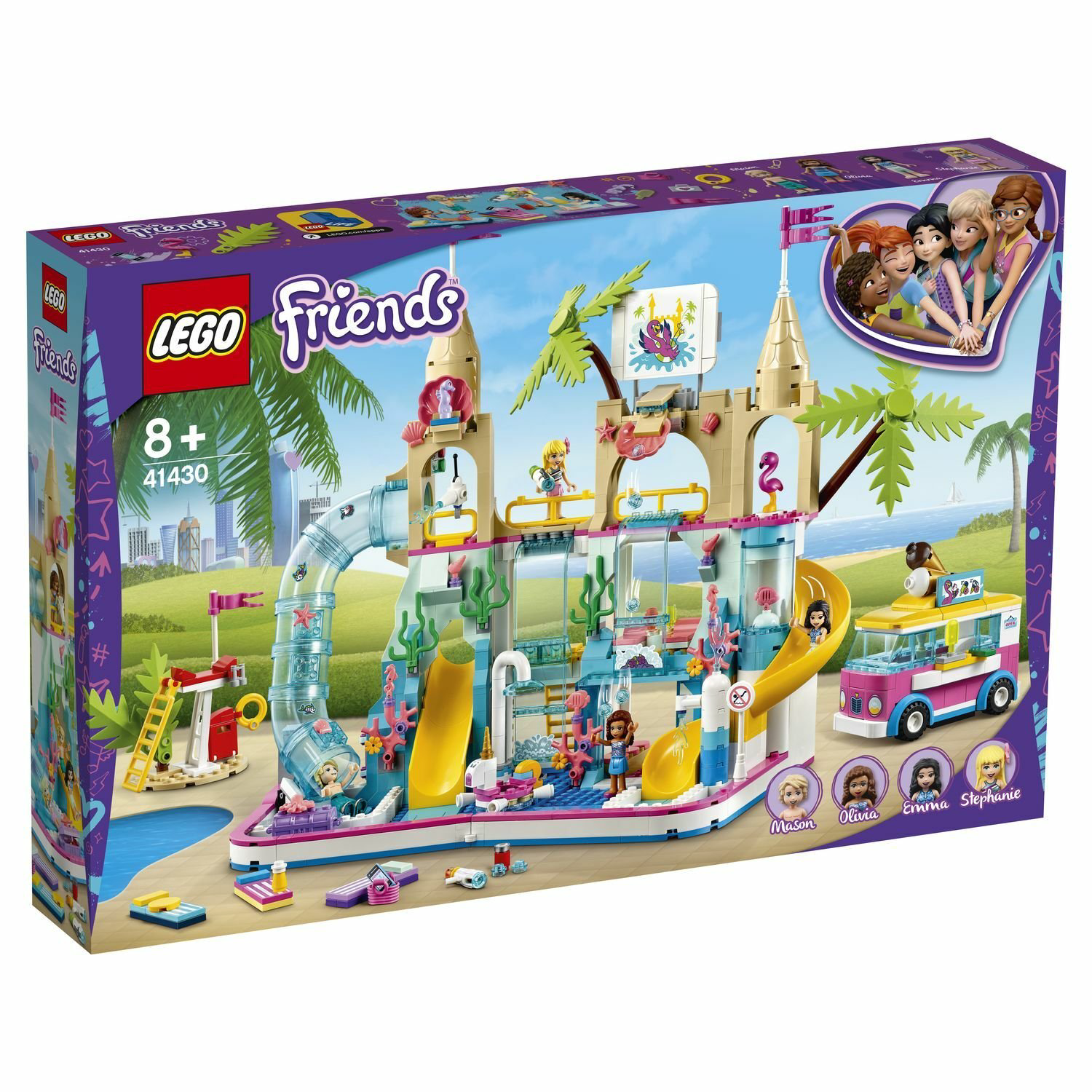 Конструктор Lego Летний аквапарк Friends 41430 купить,NaN