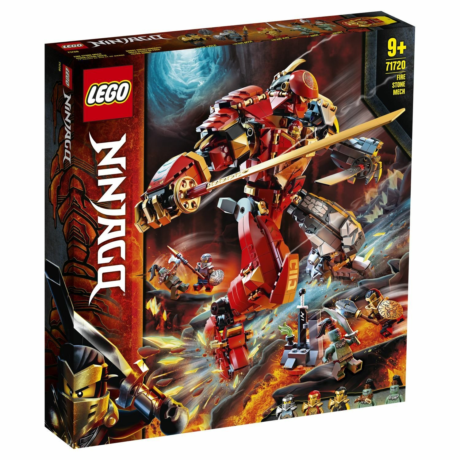 Конструктор Lego Каменный робот огня Ninjago 71720 купить,NaN