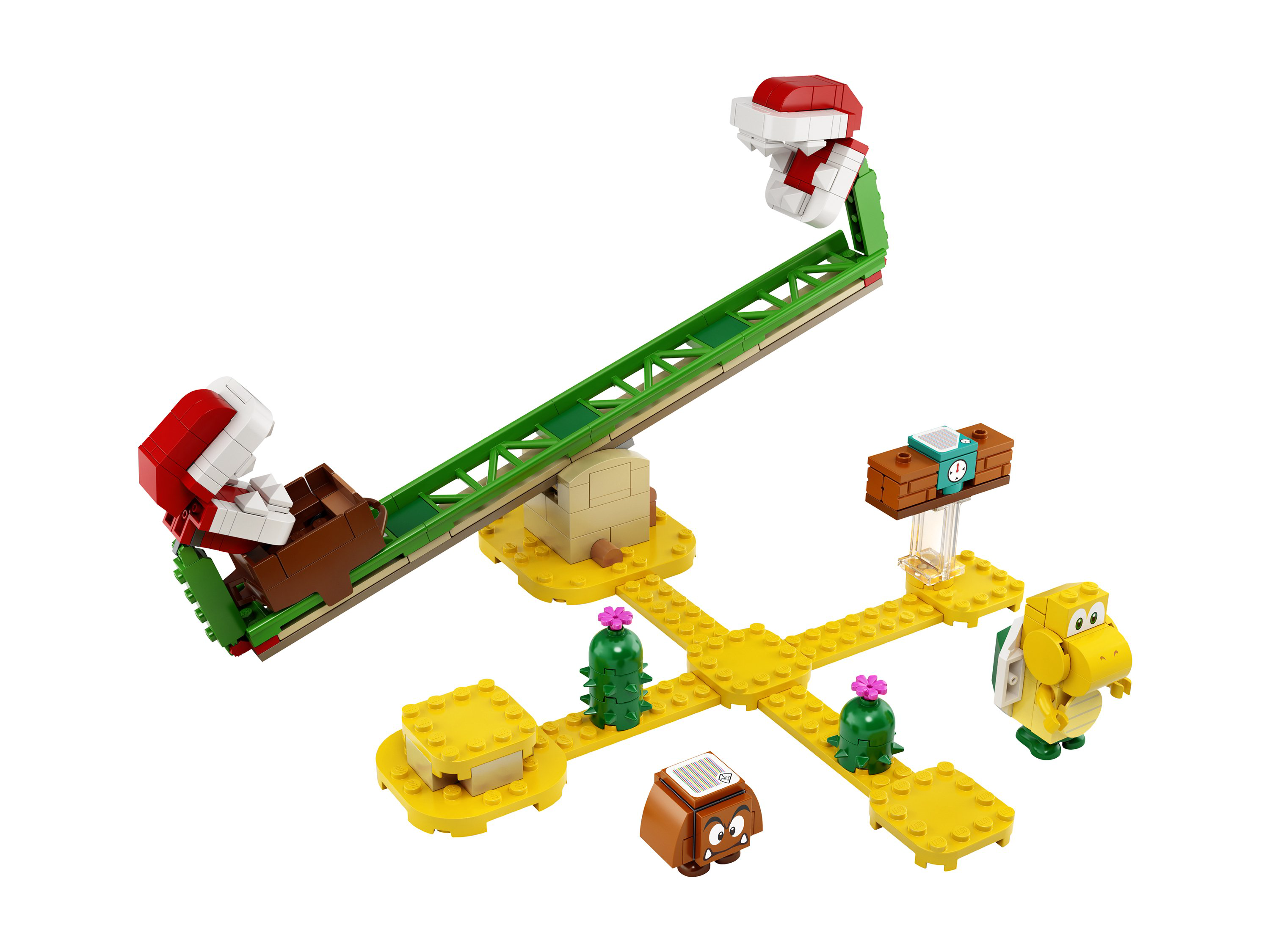 Конструктор Lego Super Mario Мощная атака Растения-пираньи Дополнительный набор 71365 купить,NaN