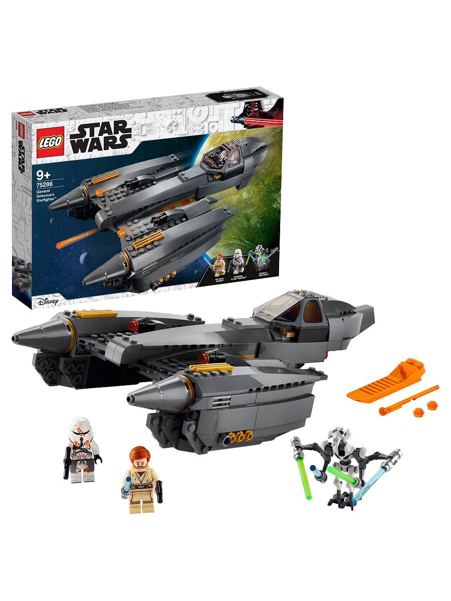 Конструктор Lego Звёздный истребитель генерала Гривуса Star Wars 75286 купить,NaN