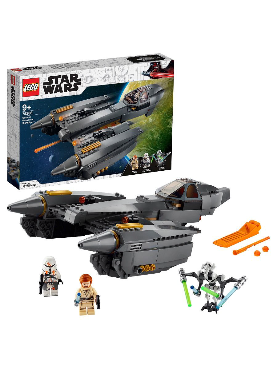 Конструктор Lego Звёздный истребитель генерала Гривуса Star Wars 75286 купить,NaN