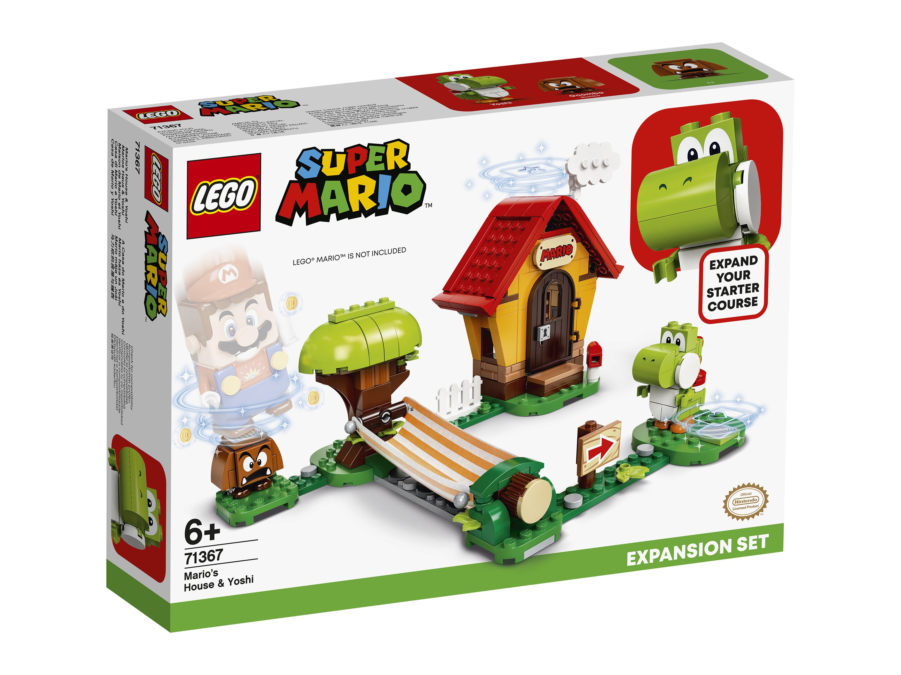 Конструктор Lego Super Mario Дом Марио и Йоши Дополнительный набор 71367 купить,NaN