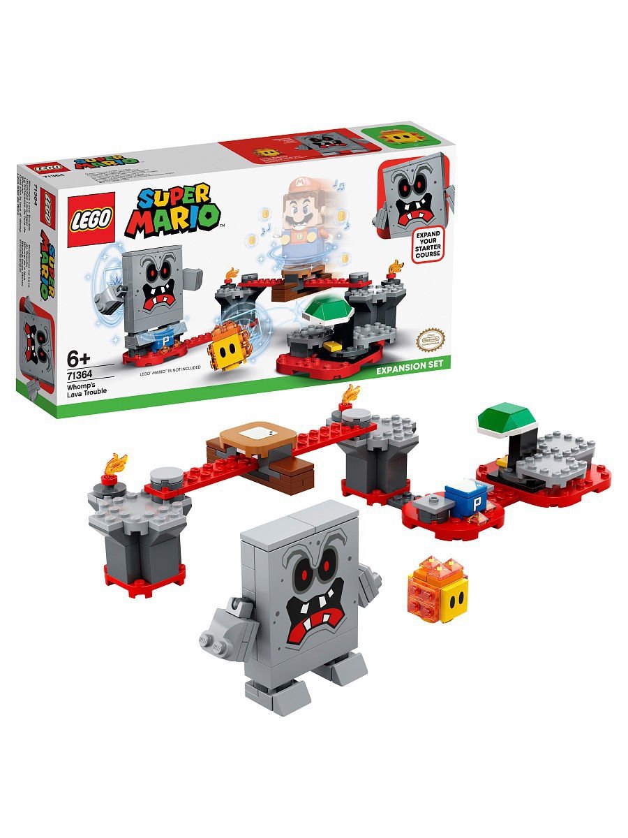 Конструктор Lego Super Mario Неприятности в крепости Вомпа Дополнительный набор 71364 купить,NaN