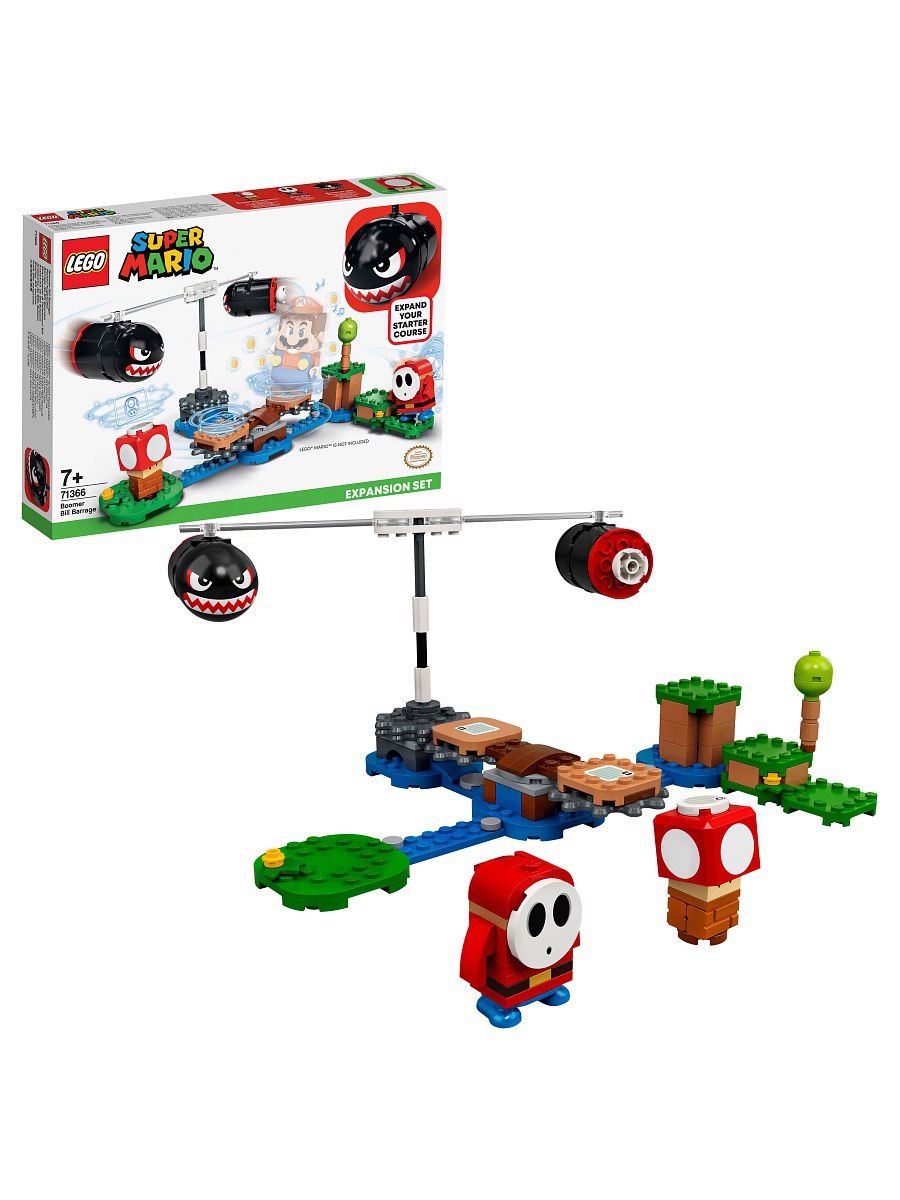 Конструктор Lego Огневой налёт Билла-банзай Дополнительный набор Super Mario 71366 купить,NaN