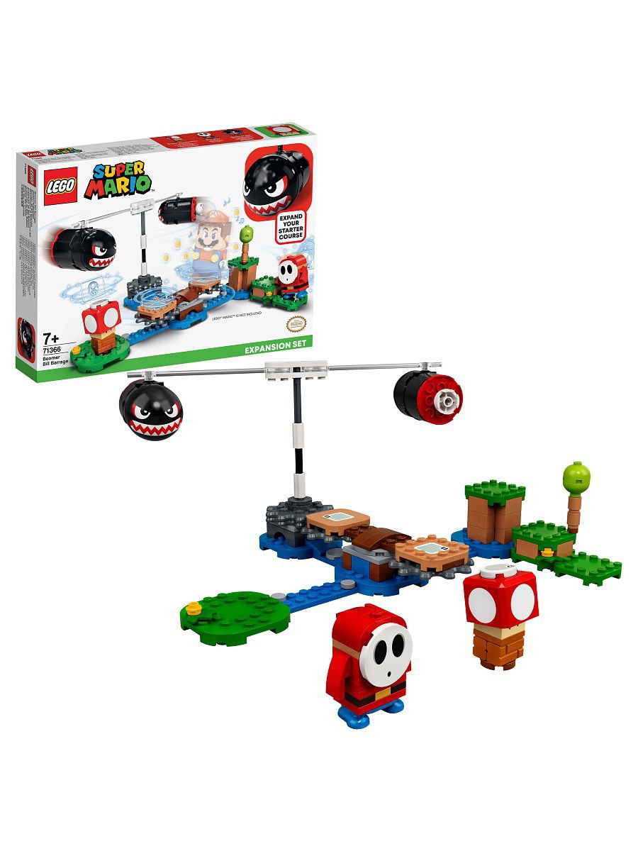 Конструктор Lego Огневой налёт Билла-банзай Дополнительный набор Super Mario 71366 купить,NaN