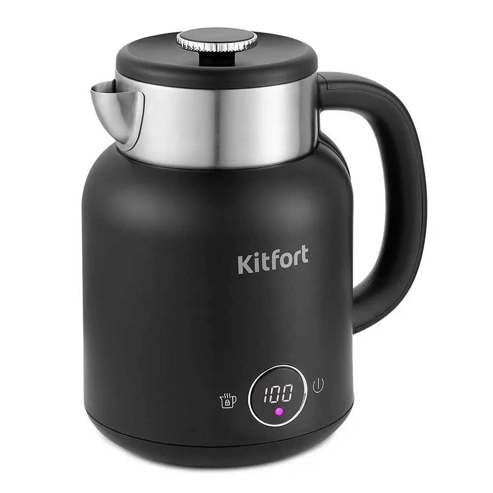 Электрочайник Kitfort КТ-6196-1 1.5 л черный