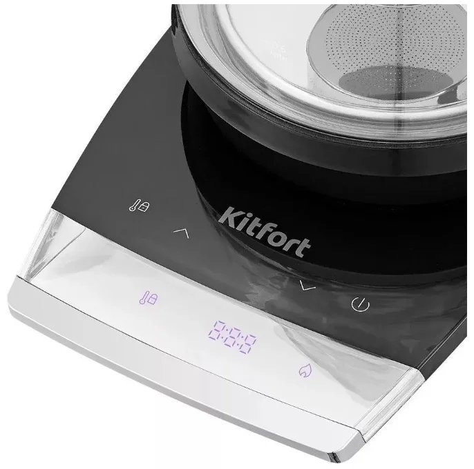 Электрочайник Kitfort КТ-6187 1.5 л черный купить,NaN