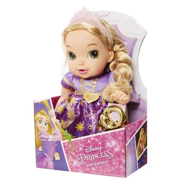 Кукла Jakks Pacific Disney Princess Малышка Рапунцель 30,5см купить,NaN