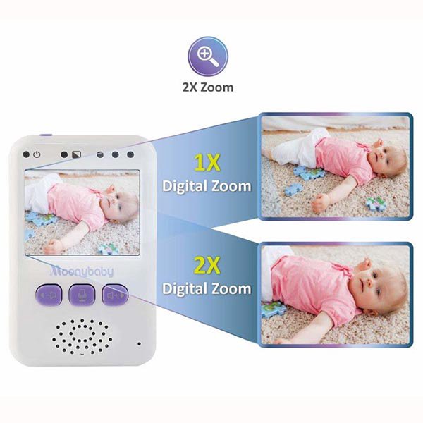 Видеоняня Moonybaby 55931 белая купить,NaN