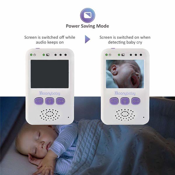 Видеоняня Moonybaby 55931 белая купить,NaN