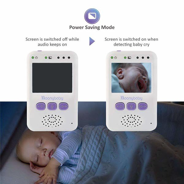 Видеоняня Moonybaby 55931 белая купить,NaN