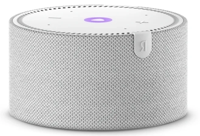Портативная колонка Яндекс Yandex mini 2 без часов YNDX-00021 серая 