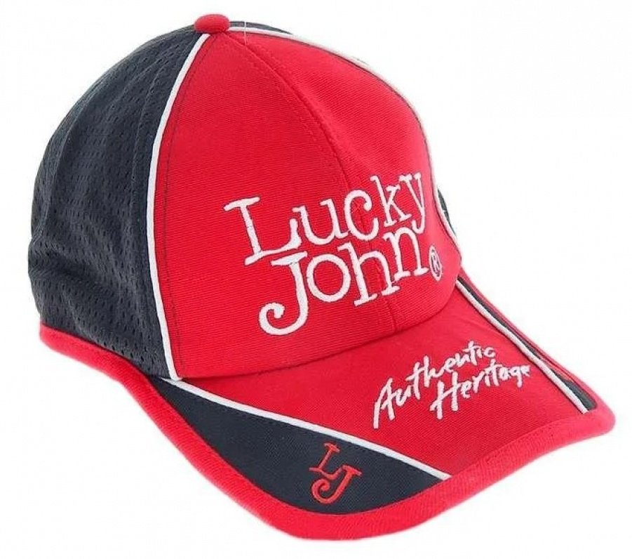 Бейсболка Lucky John LJ-105 красная купить,NaN