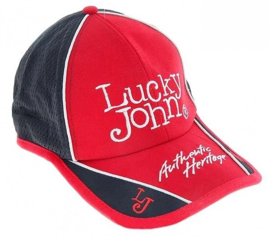 Бейсболка Lucky John LJ-105 красная купить,NaN