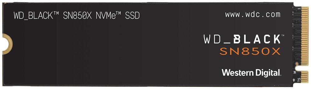 SSD накопитель Western Digital WD Black SN850X WDS200T2X0E 2Tb Black