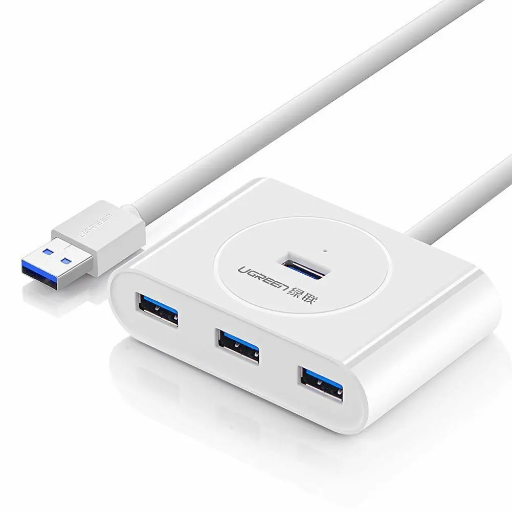 USB Hub Ugreen CR113 1м белый