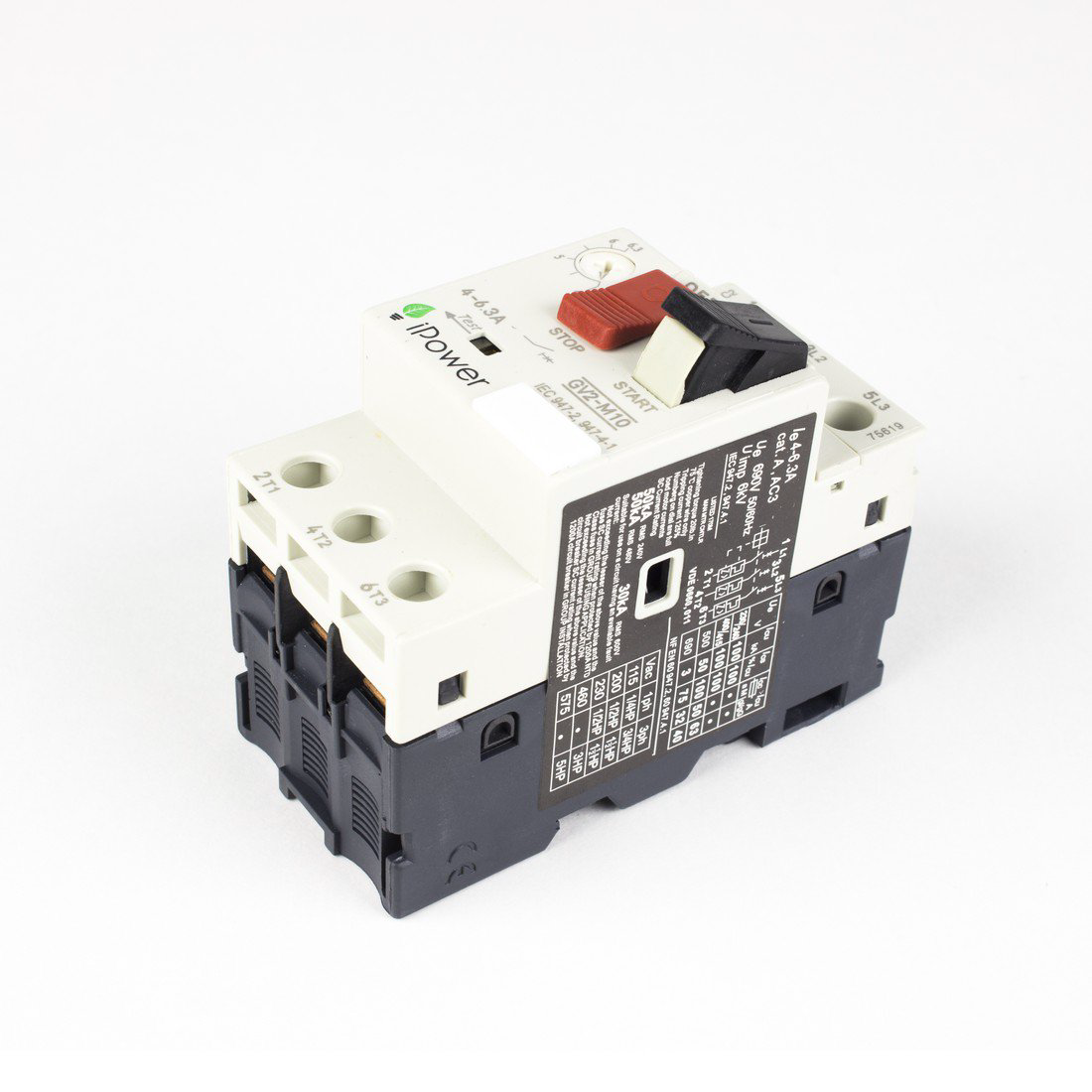 Автомат защиты двигателя iPower GV2-M06 1-1.6A - ForteMarket Автомат защиты двигателя iPower GV2-M06 1-1.6A купить,6830
