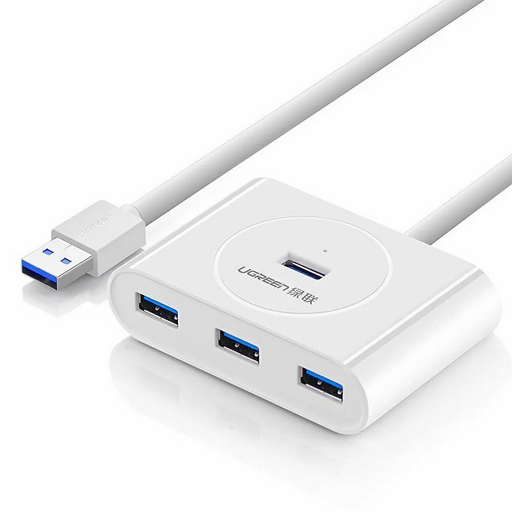 USB Hub Ugreen CR113 1м белый