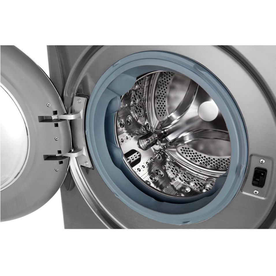 Стиральная машина LG TW4V7RW9T серебристая купить,NaN