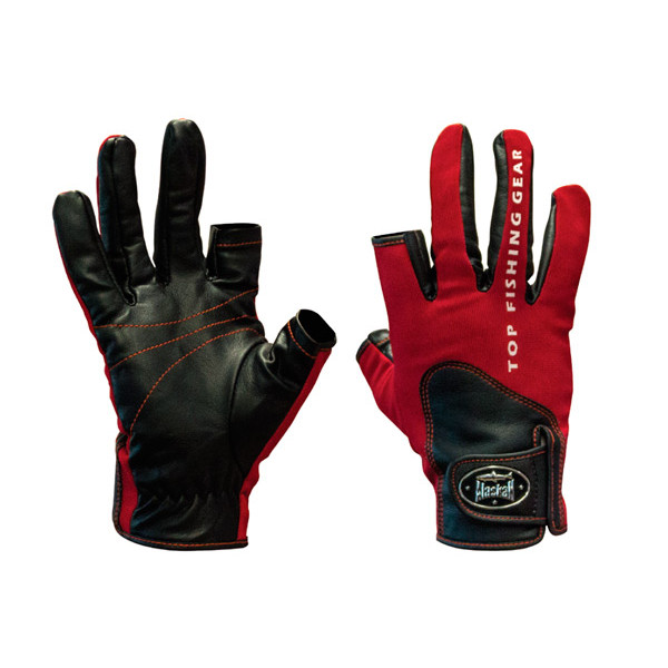 Перчатки спиннингиста Alaskan AGWK-11M  Red/BL красные M 