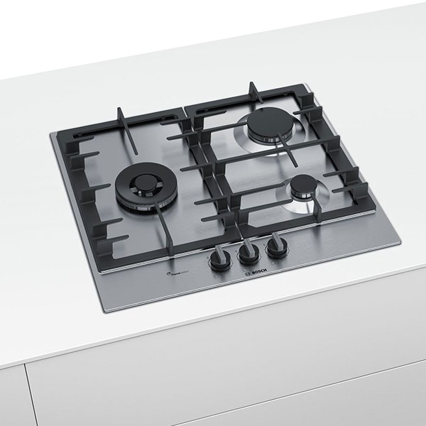 Газовая варочная поверхность Bosch PCC6A5B90 серая купить,NaN