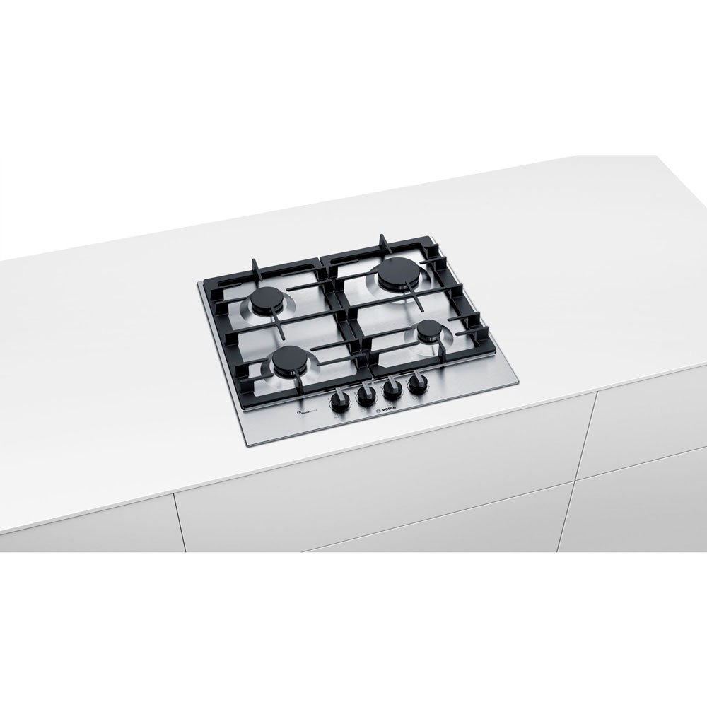 Газовая варочная поверхность Bosch PCP6A5B90M серебристая - ForteMarket Газовая варочная поверхность Bosch PCP6A5B90M серебристая купить,280007