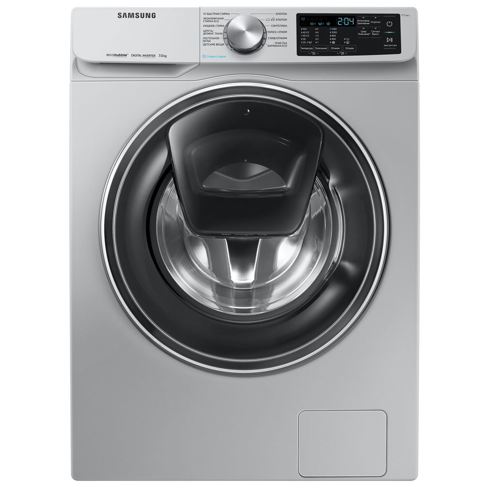 Стиральная машина Samsung WW70R421XSSDLD серебристая купить,NaN