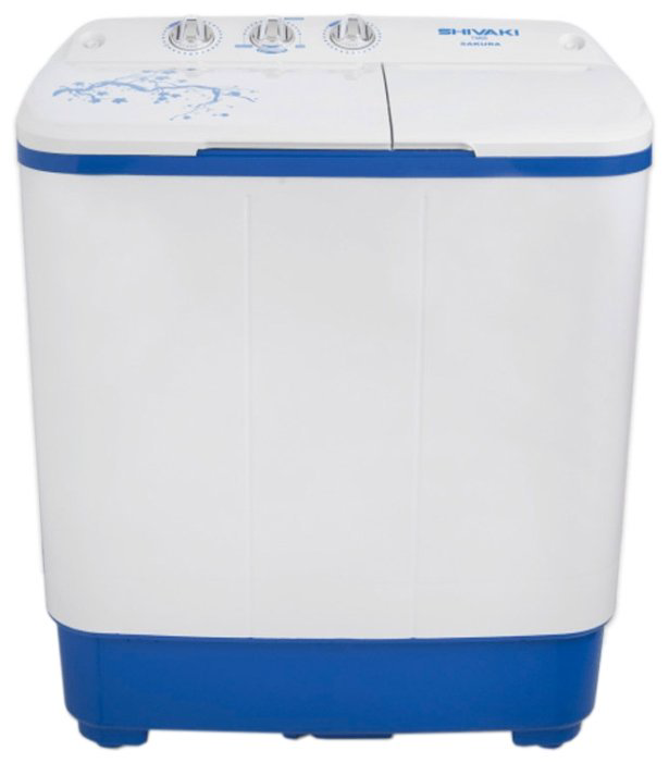 Стиральная машина Shivaki TG 60 F бело-синяя купить,NaN