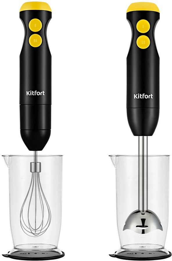 Блендер погружной Кitfort КТ-3041-5 чёрно-жёлтый купить,NaN