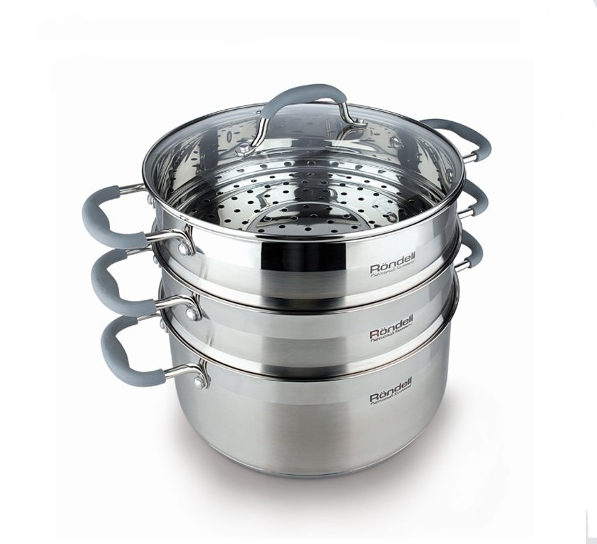 Пароварка Rondell RDS-751 13л  серая