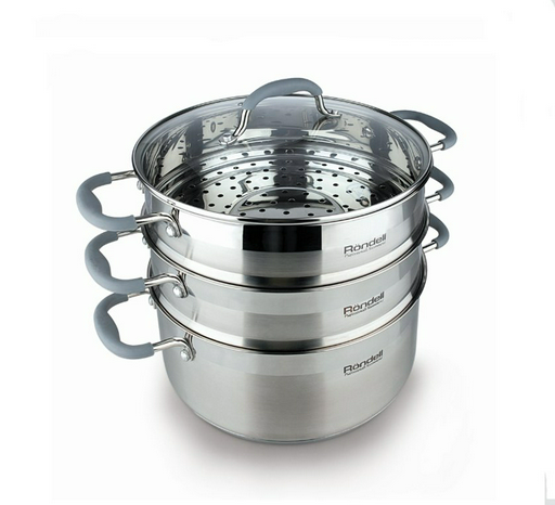 Пароварка Rondell RDS-751 13л  серая