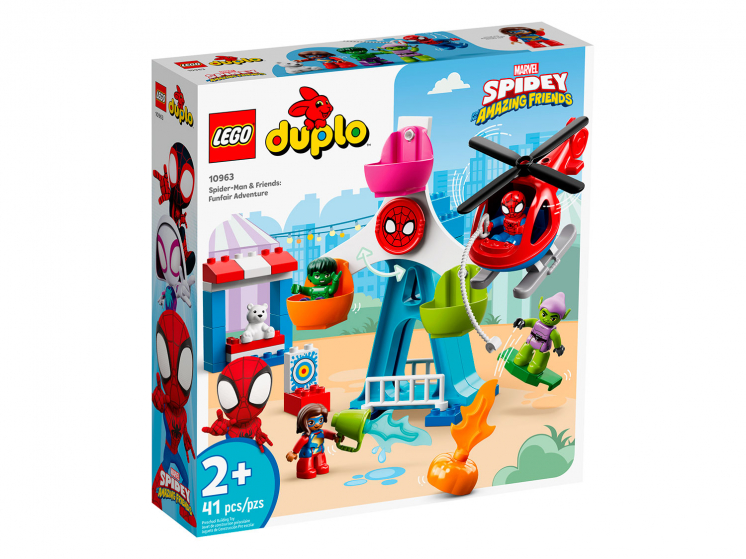 Конструктор Lego Duplo Super Heroes Человек-паук и друзья: Приключения на ярмарке 10963 41 деталь