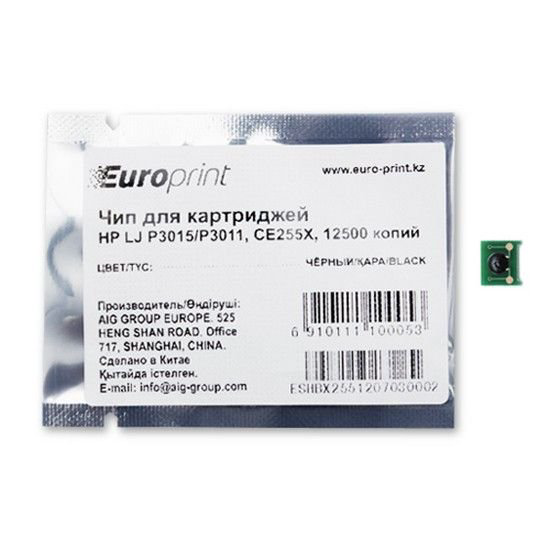 Чип Europrint HP CE255X черный купить,NaN