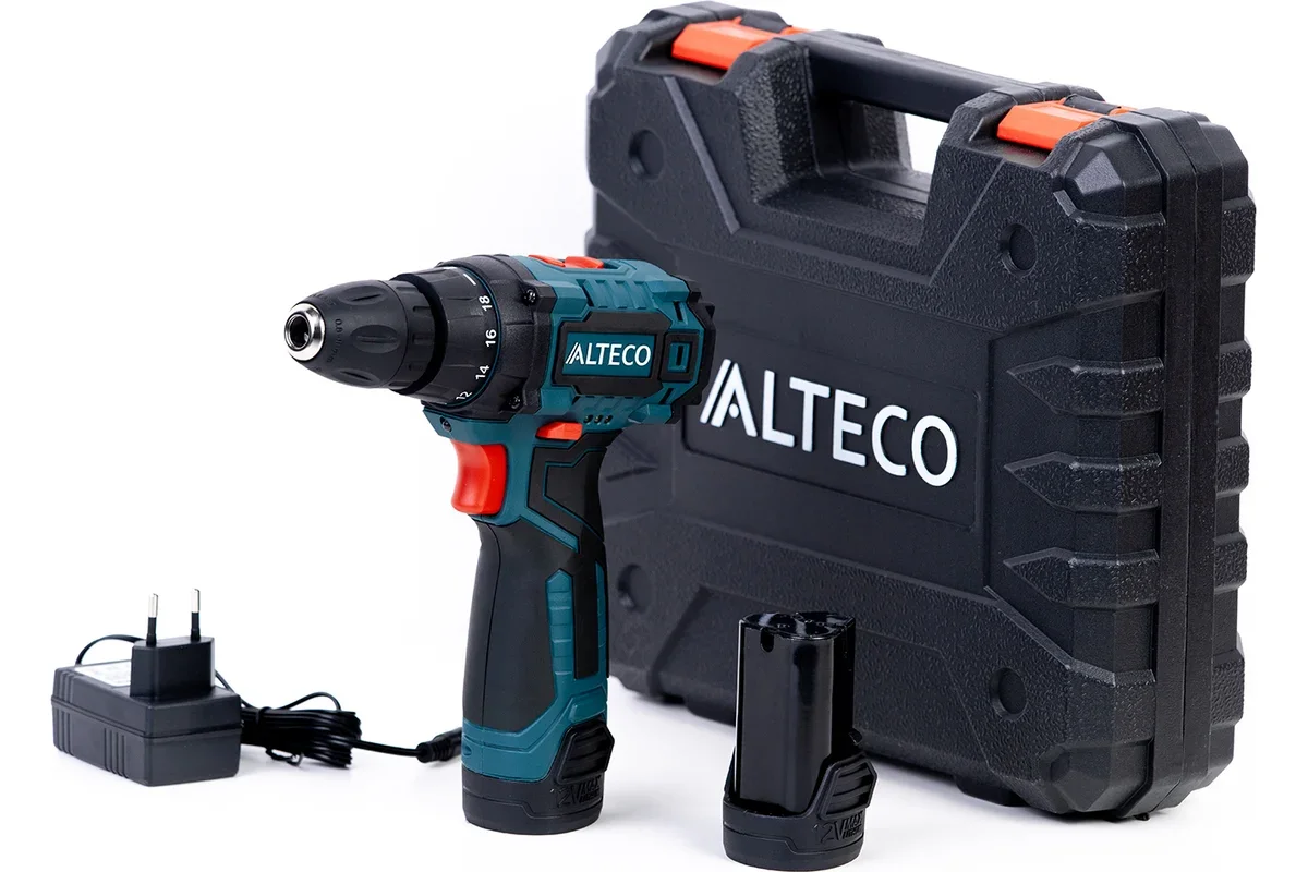 Дрель-шуруповерт Alteco CD 1210.1Li X2 33503 купить,0