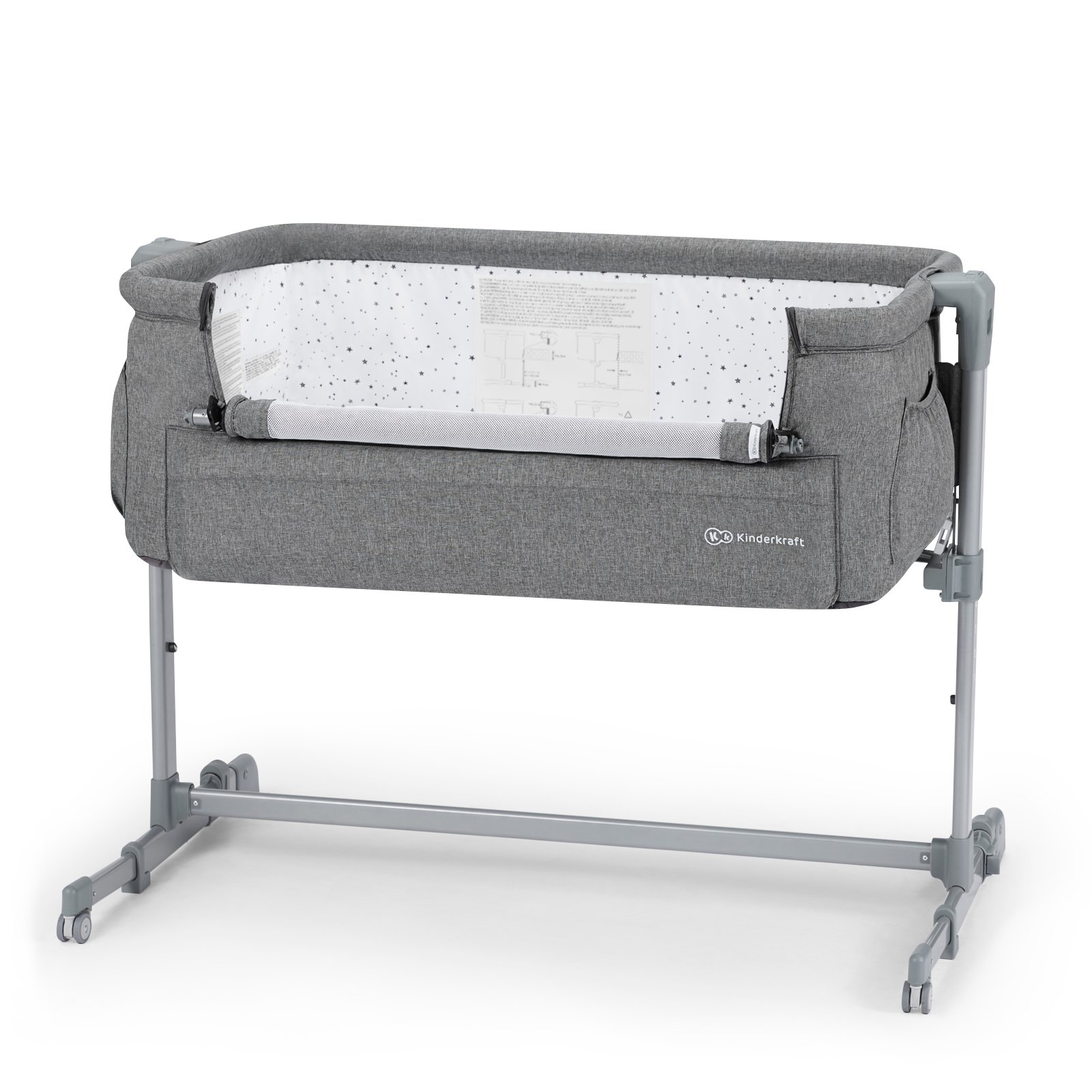 Колыбель Kinderkraft Neste Up Grey Melange купить,NaN