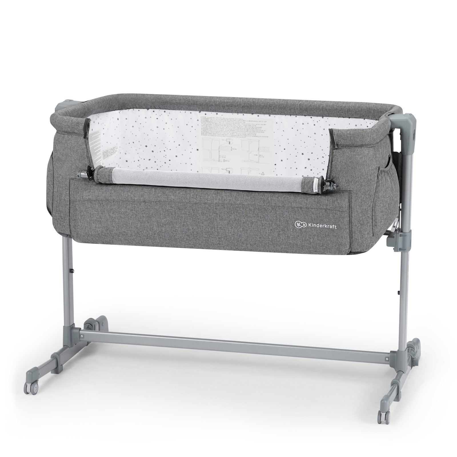 Колыбель Kinderkraft Neste Up Grey Melange купить,NaN